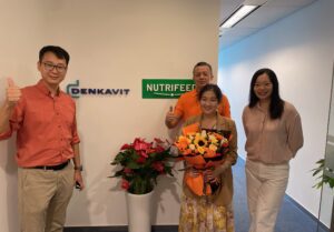 colleagues in China opened the new office.